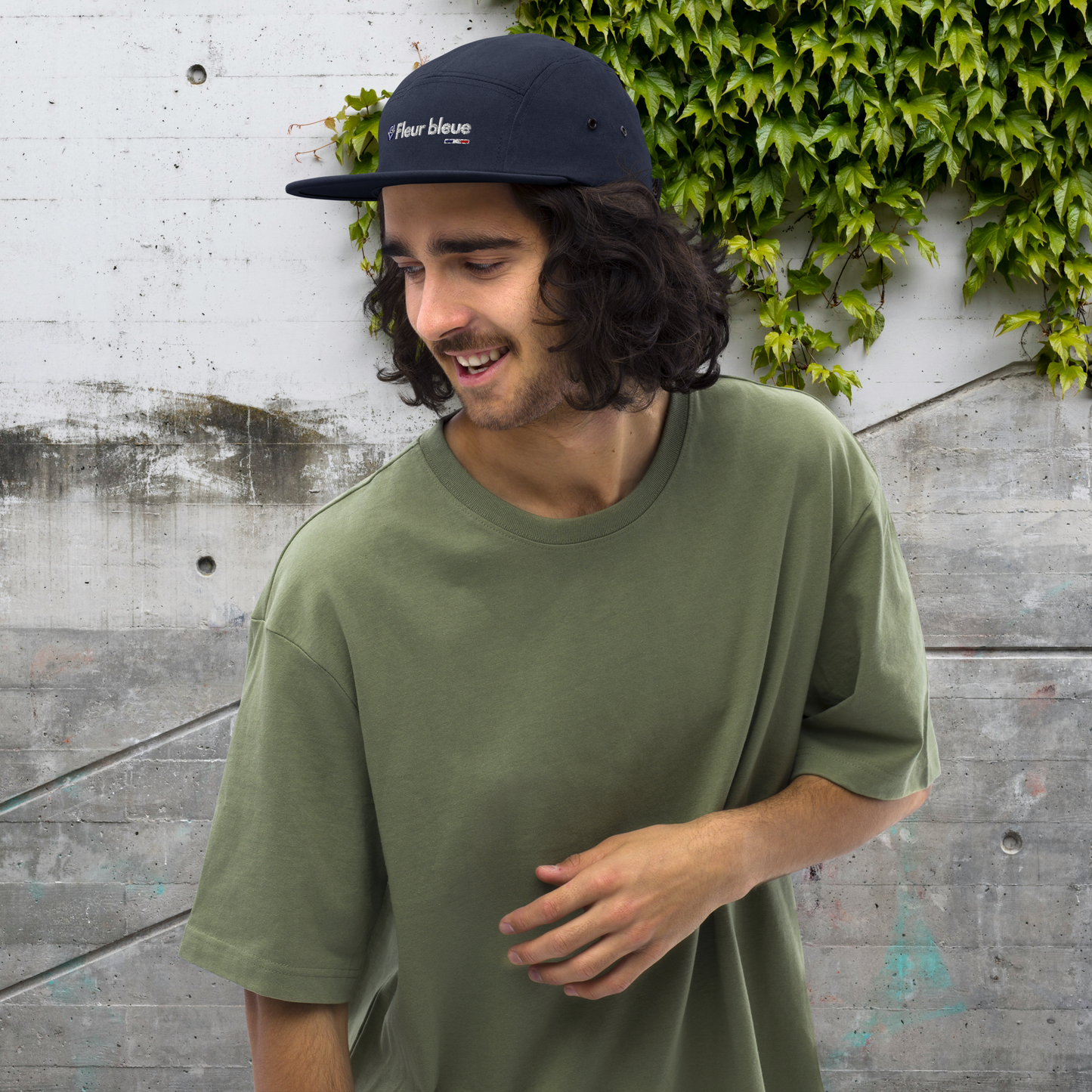 Fleur bleue 5パネルキャップ