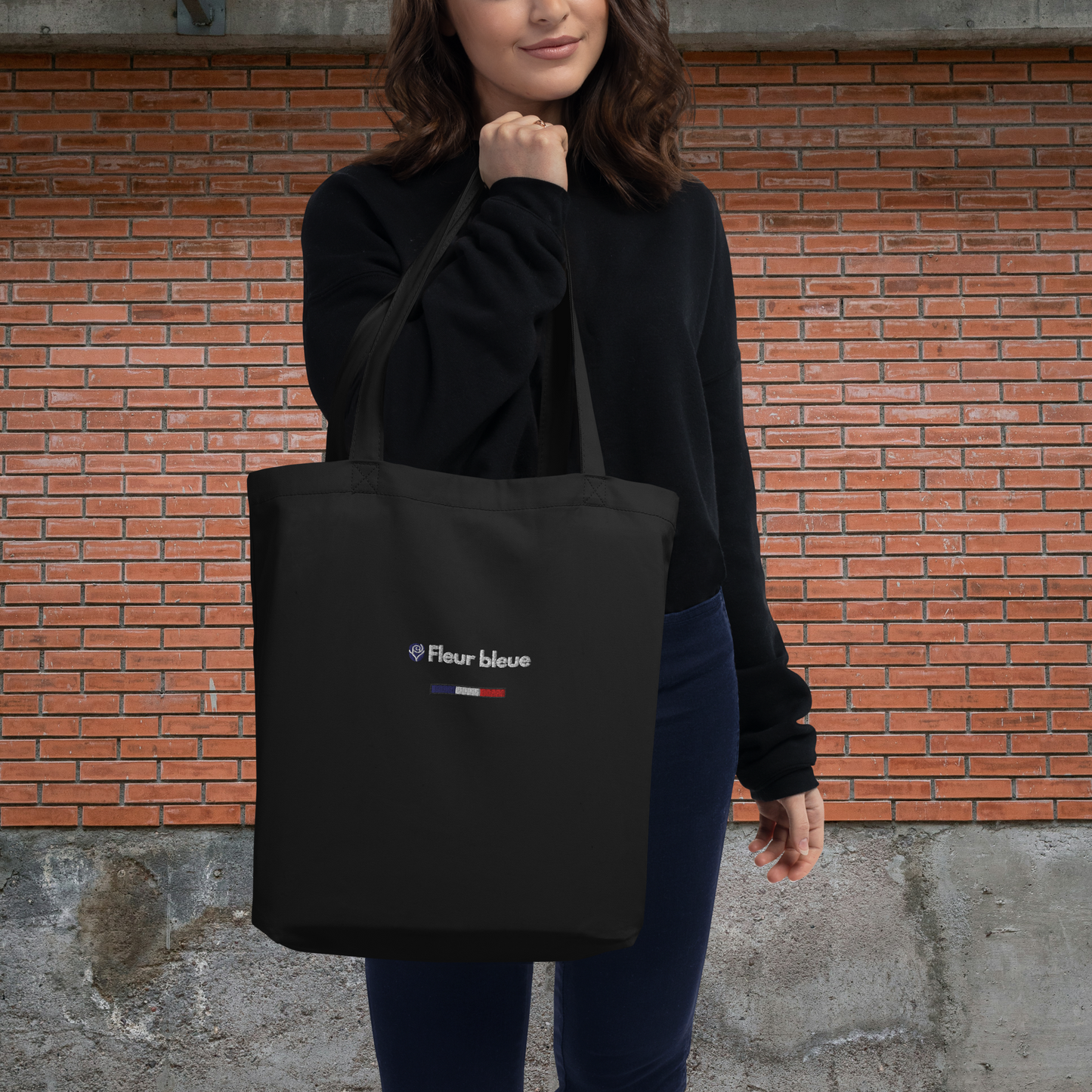 Fleur bleue オーガニックトートバッグ